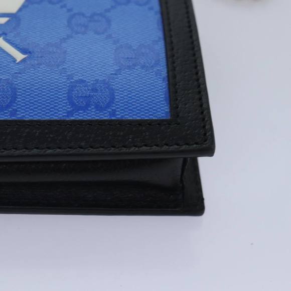 GUCCI GG Supreme Adidas Collaboration Chain Shoulder Wallet 621892 Auth 88144A - Picture 15 of 16